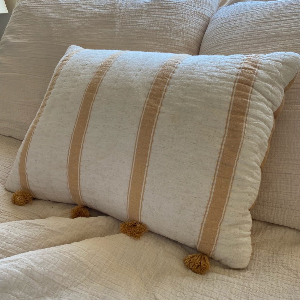 Target Mustard Striped Throw